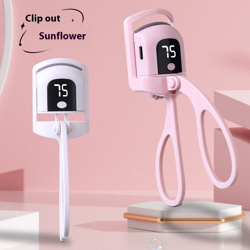 Battery Operated Digital Heated Electric Eyelash Curler for Long Lasting Effect