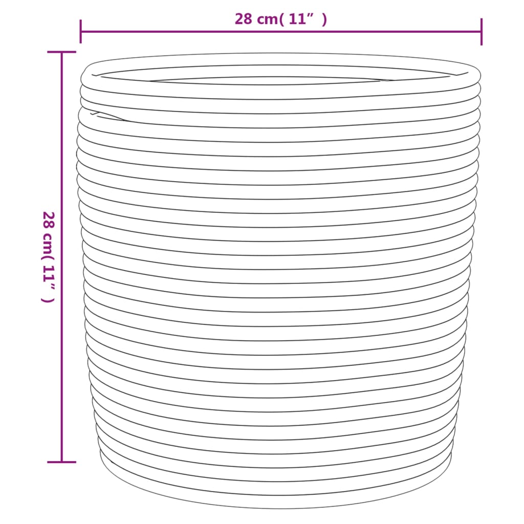 2-Piece Cotton Storage Baskets