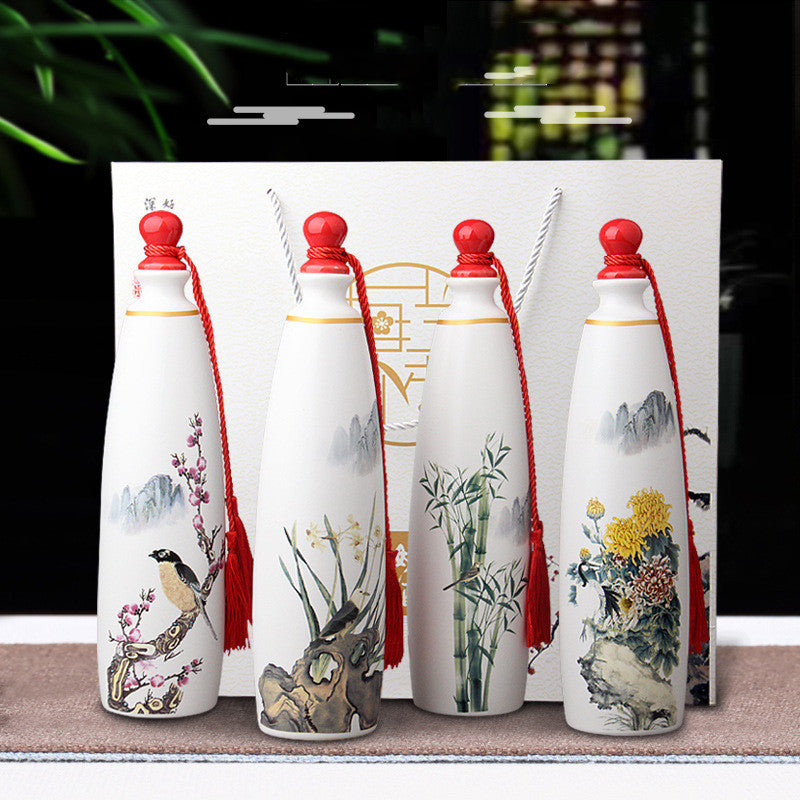 Decorative Sealed Wine Jar