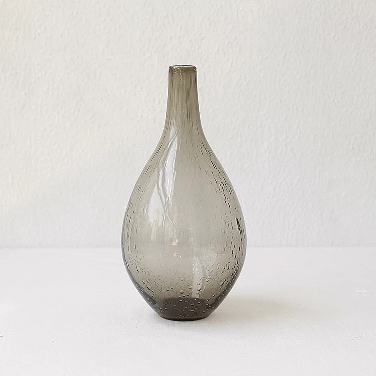 Glass Bubble Vase – Decorative Accent