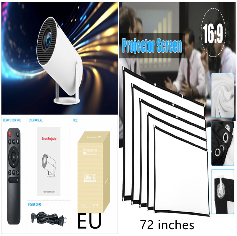 Ultra Fast Wireless Bluetooth and WiFi Enable Dual Band HY300 Pro Projector