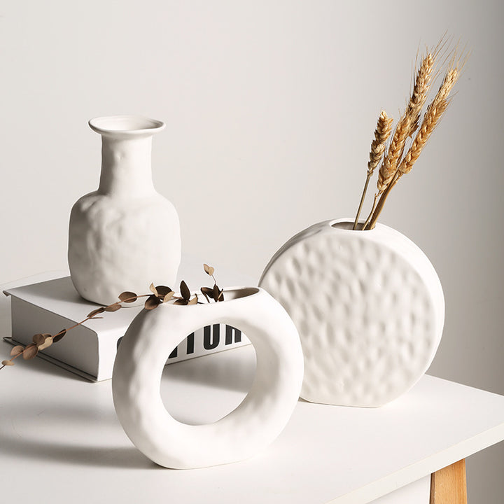 Scandinavian Minimalist Ceramic Vase