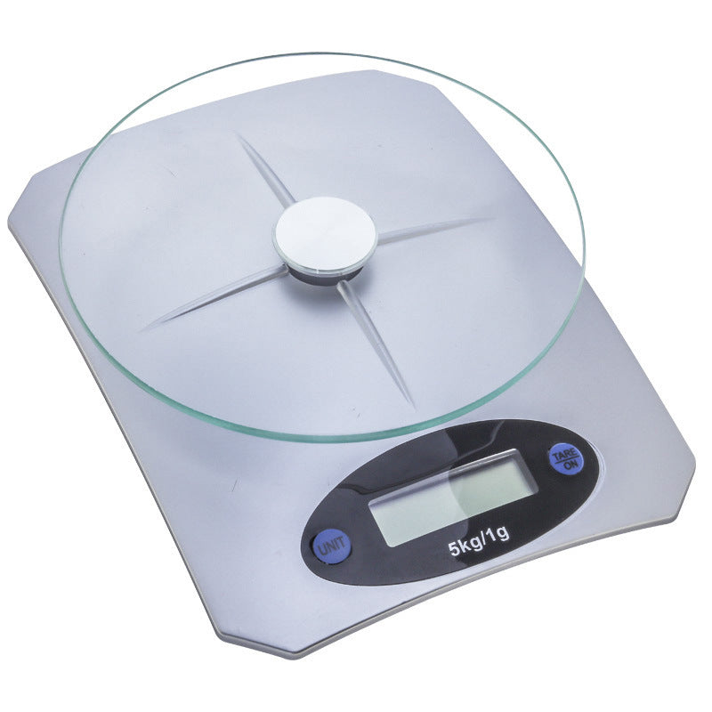 Tempered Glass Metallic Accurate LED Display Digital Food Scale for Weighing Food Items