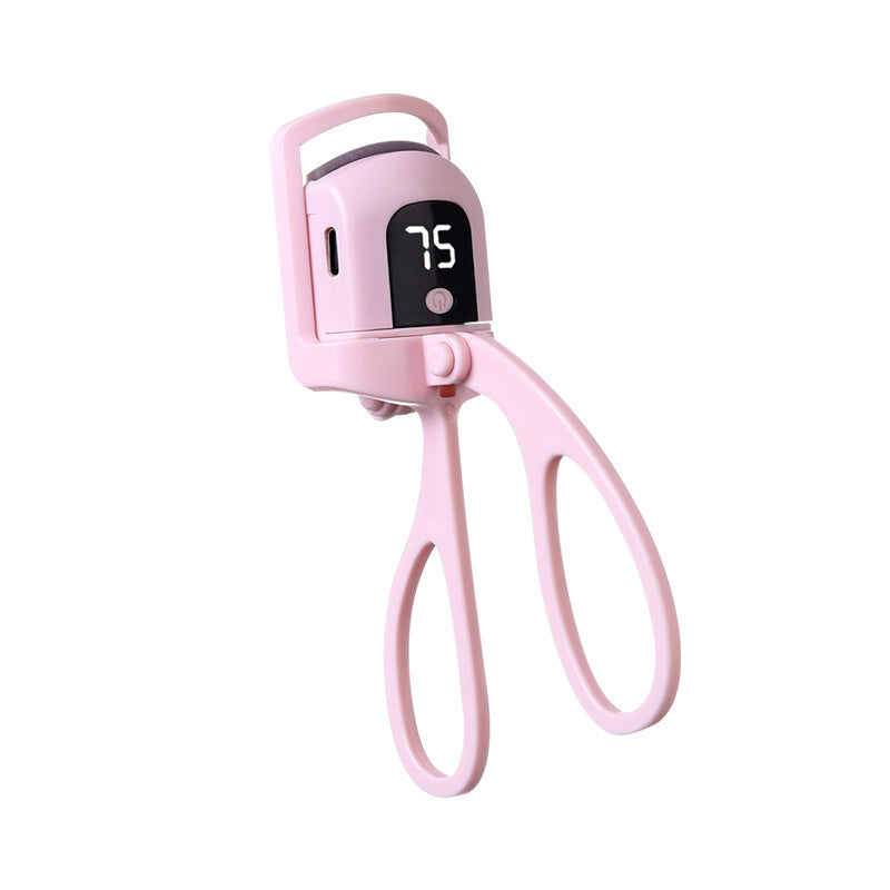 Battery Operated Digital Heated Electric Eyelash Curler for Long Lasting Effect