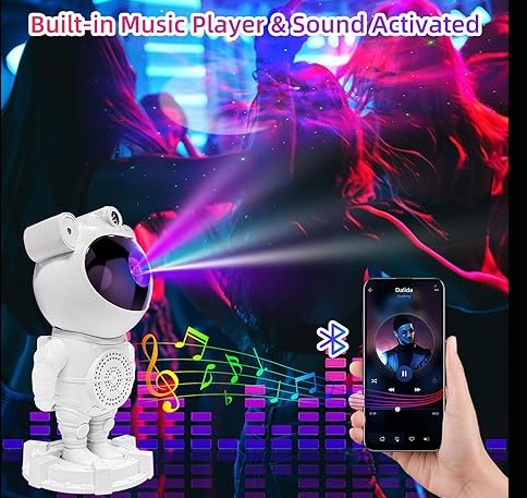 Astronaut Night Light Projector