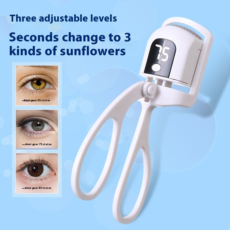 Battery Operated Digital Heated Electric Eyelash Curler for Long Lasting Effect