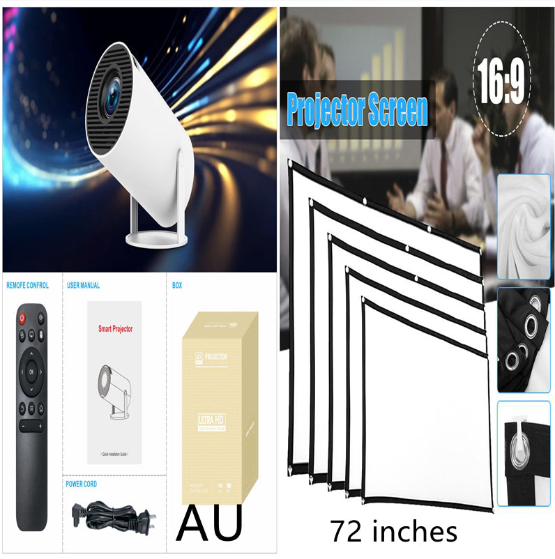 Ultra Fast Wireless Bluetooth and WiFi Enable Dual Band HY300 Pro Projector