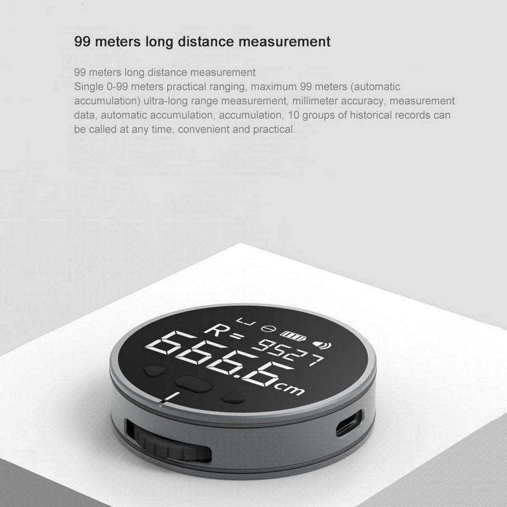 Digital LCD Distance Measuring Ruler