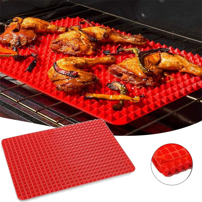 Eco Friendly Food Grade Safe Non Stick Silicone Cooking Mat for Oven