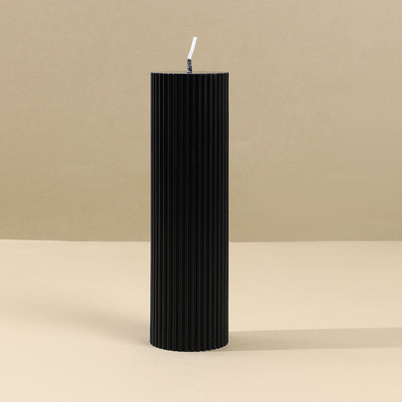 Premium Quality Handmade Aromatherapy Black Soy Cylinder Decorative Candles