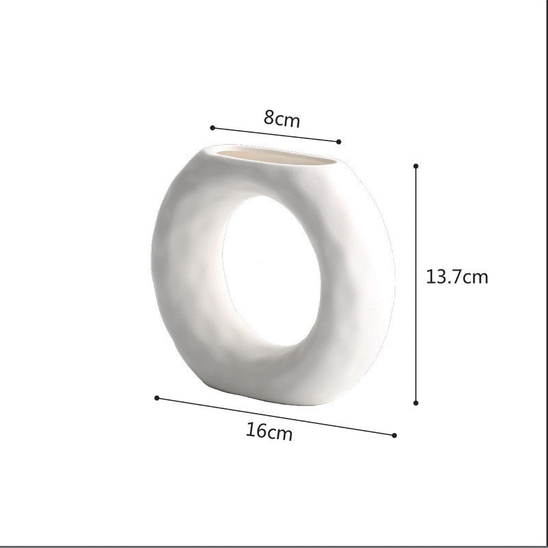 Scandinavian Minimalist Ceramic Vase
