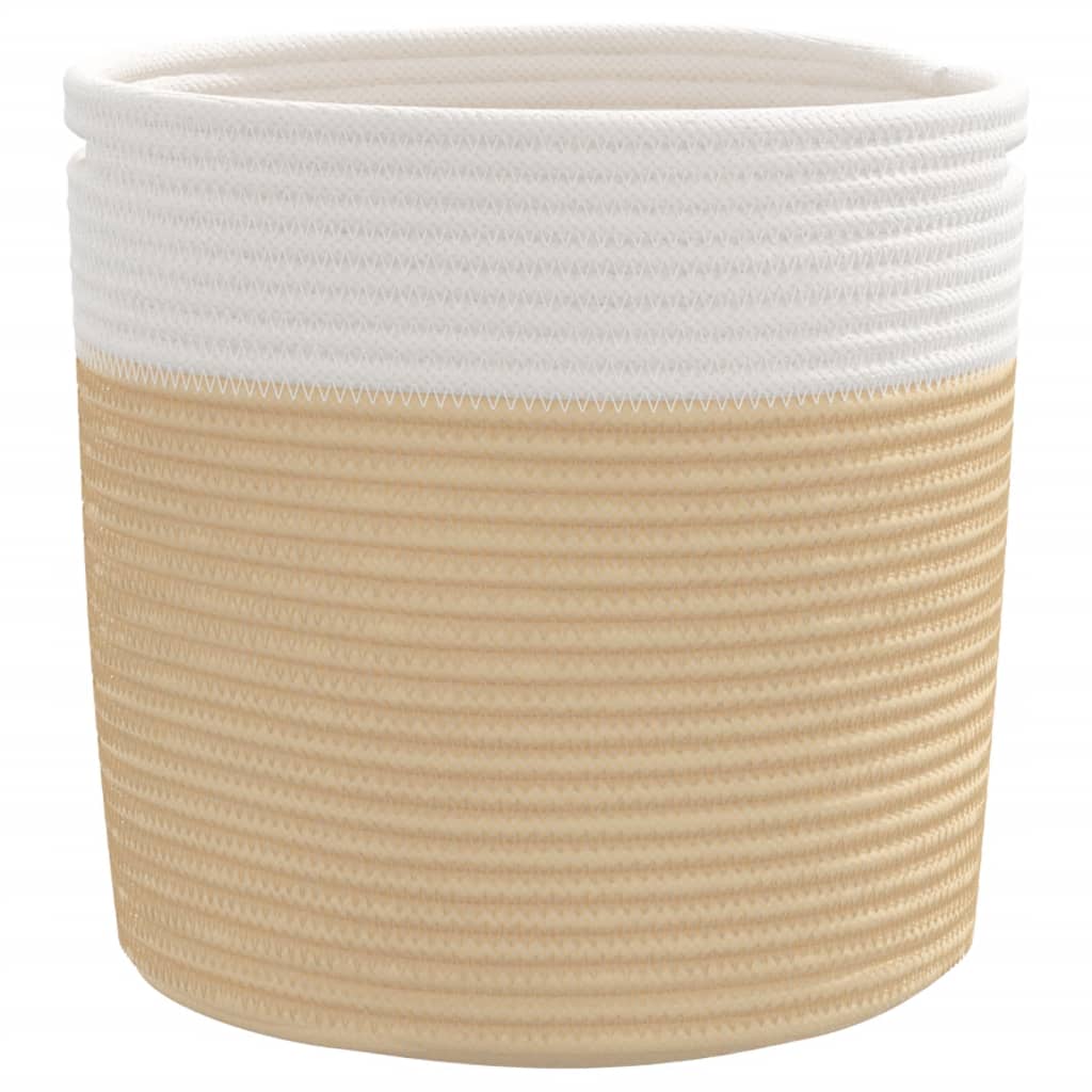 2-Piece Cotton Storage Baskets