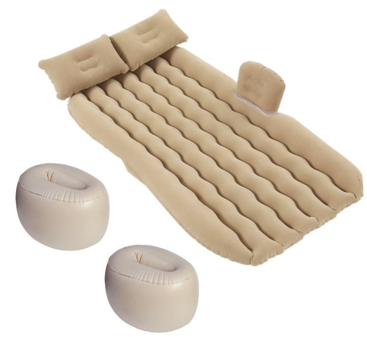 Wave-Shaped Inflatable Car Bed