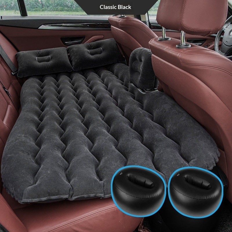 Wave-Shaped Inflatable Car Bed