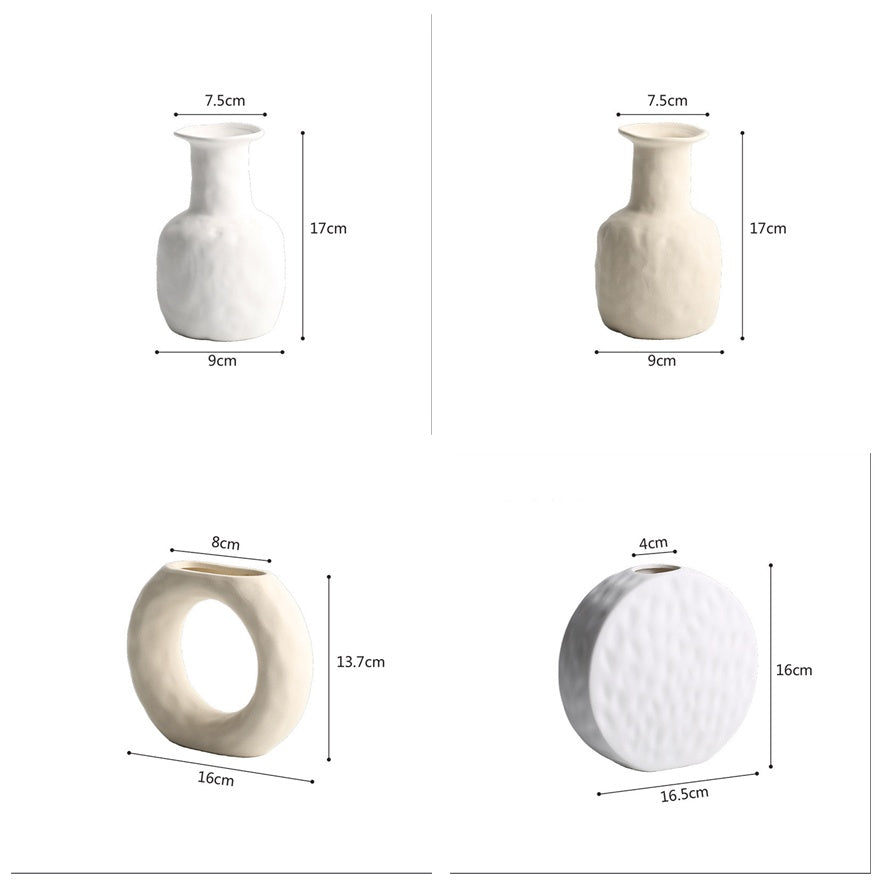 Scandinavian Minimalist Ceramic Vase