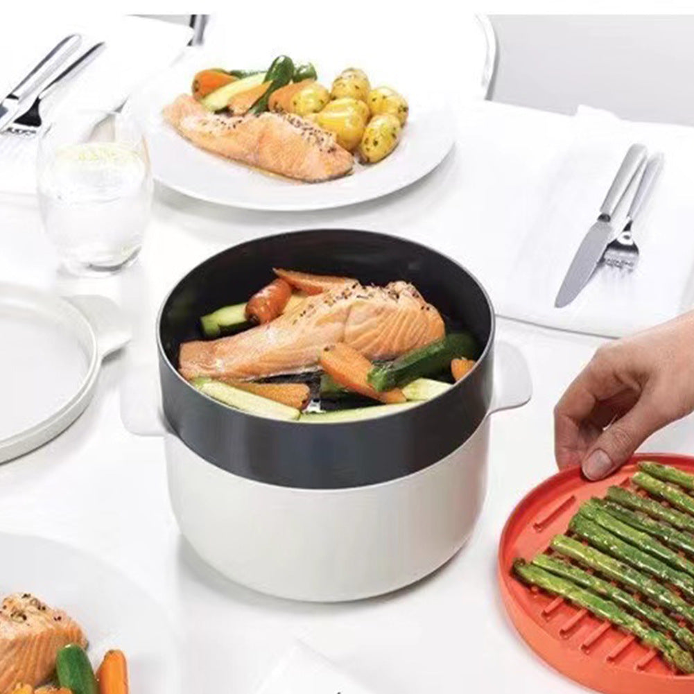 Premium Food Grade Multi Layer Microwave Steamer Bowl for Daily Use