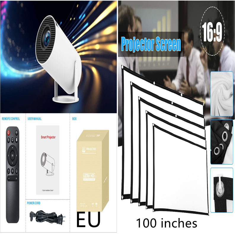 Ultra Fast Wireless Bluetooth and WiFi Enable Dual Band HY300 Pro Projector