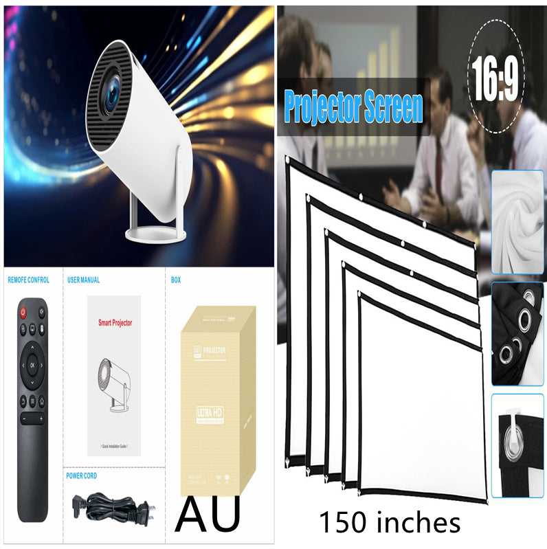Ultra Fast Wireless Bluetooth and WiFi Enable Dual Band HY300 Pro Projector