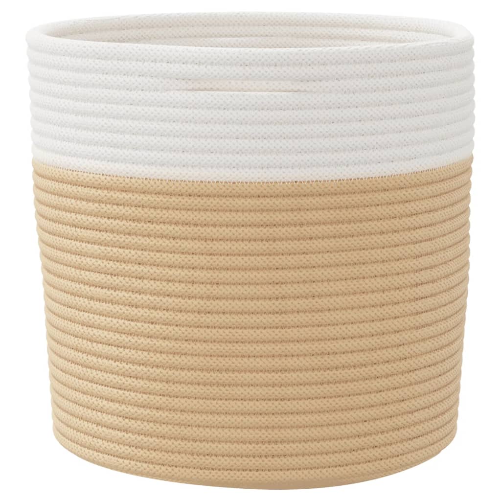 2-Piece Cotton Storage Baskets
