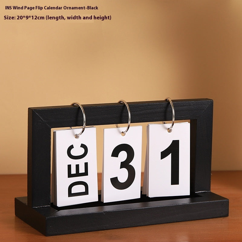 Creative Wooden DIY Wooden Desk Calendar